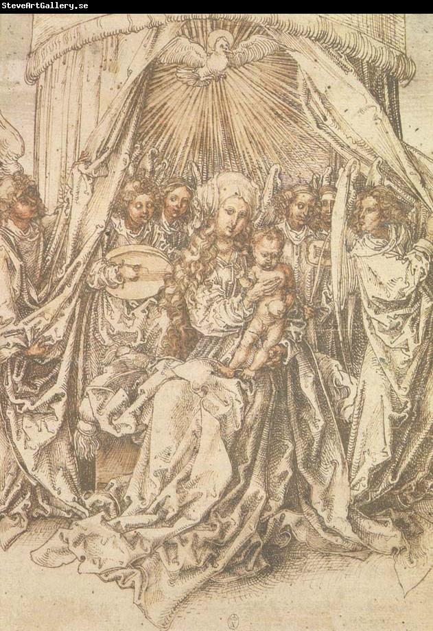 Albrecht Durer Madonna with musical Angels